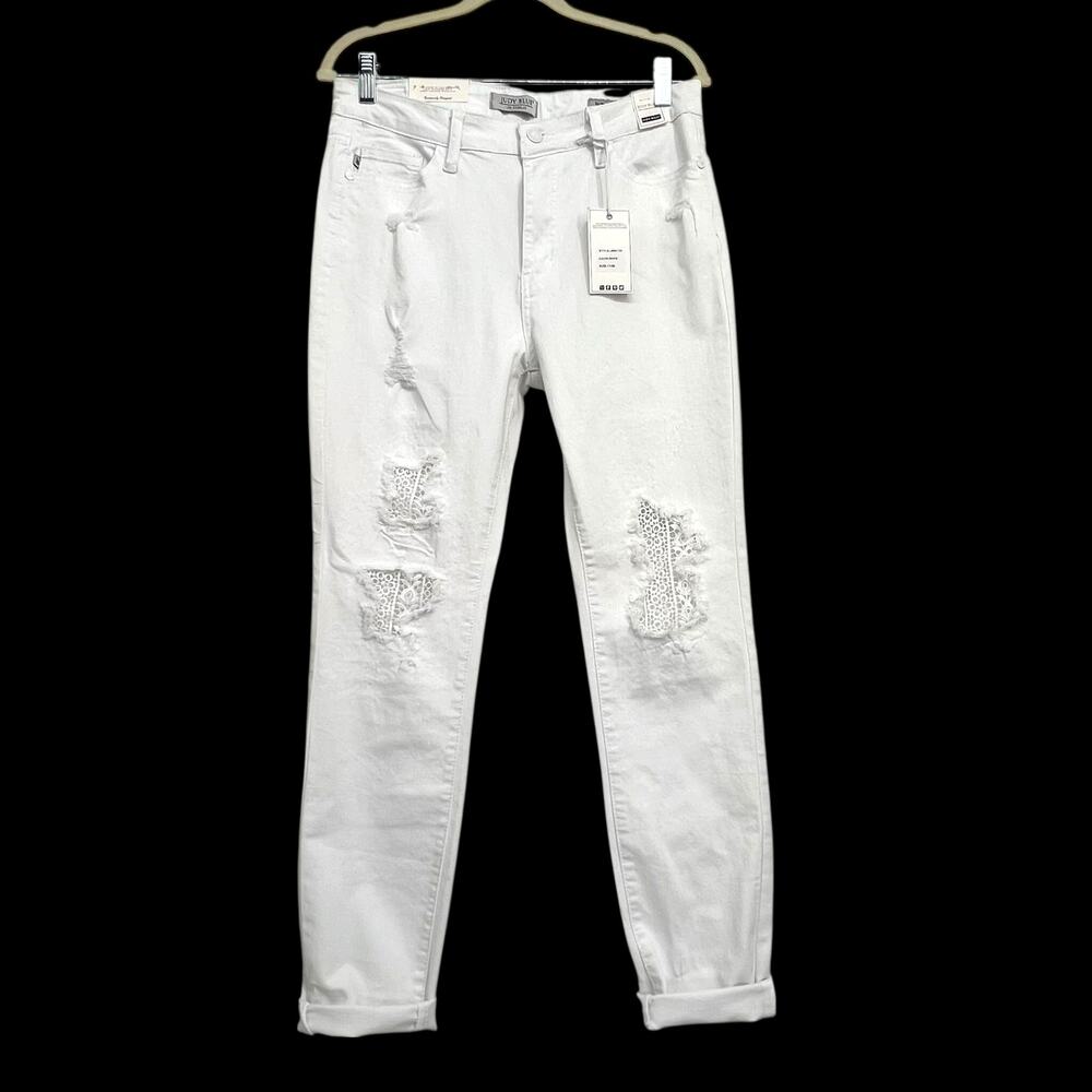 JUDY BLUE NWT White Skinny Fit Jeans 11/30  Angelic  Fairy  Casual FairyGrunge